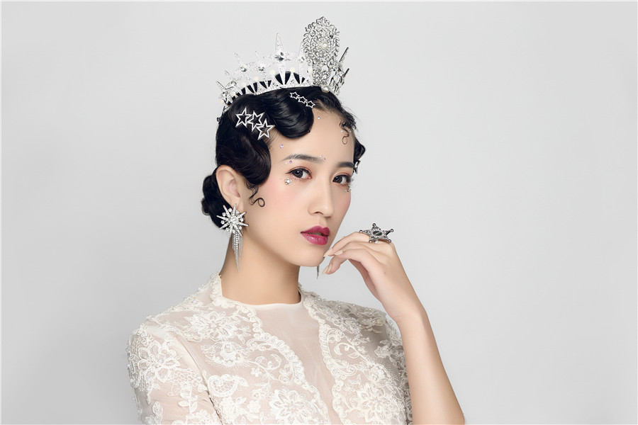 麗竹彩妝作品 | 輕奢復古皇冠造型