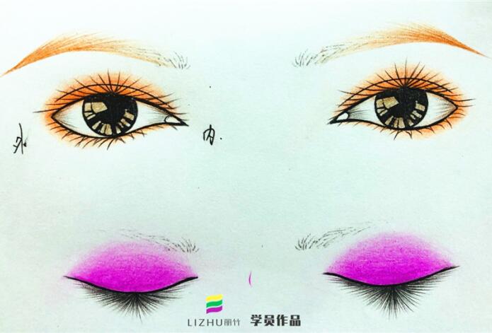 如何在紙上畫眼影？廣西專業(yè)化妝學(xué)校教你