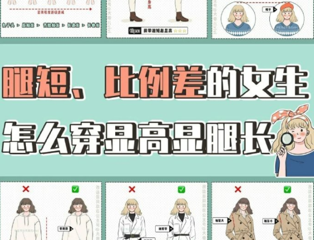 廣西省彩妝造型學(xué)校教你穿衣怎么顯高顯腿長(zhǎng)？