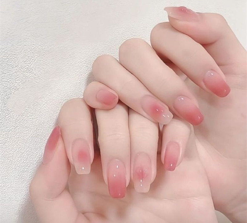 腮紅美甲圖片，廣西美甲造型網紅班分享