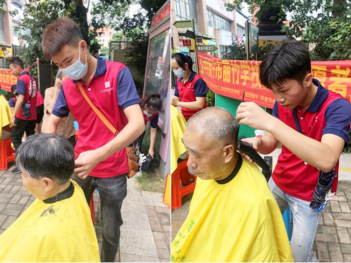 小區(qū)免費理發(fā)，廣西美發(fā)志愿者理發(fā)活動