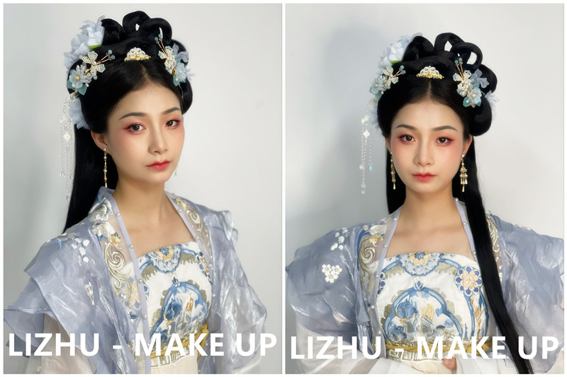 古代漢服造型，?南寧彩妝寫真培訓(xùn)作品