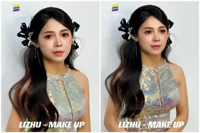 禮服造型，廣西化妝形象學(xué)校作品