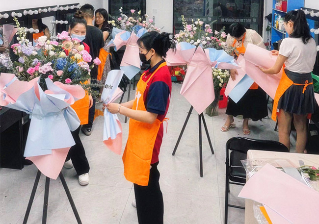 常見的開業(yè)花籃類型，南寧花藝培訓(xùn)哪里的好？