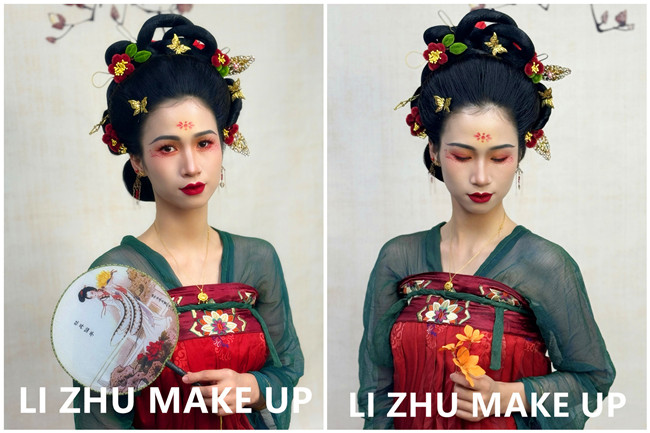 古風(fēng)漢服造型，廣西寫(xiě)真旅拍培訓(xùn)學(xué)校作品